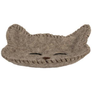 Clayre & Eef 66301 Vilt Schaal Hond 15x16x4 cm