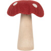 Clayre & Eef 66303 Viltpil 14x14x17 cm Rood-Bruin