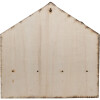 Clayre & Eef 66307 Garderobe met vilthuisjes 40x13x40 cm