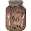 Clayre & Eef 66364 Magneet 5x1x8 cm Bruin-Goud