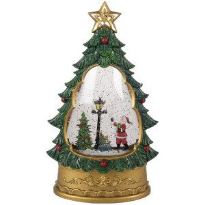 Clayre & Eef 66407 Decoratie Kerstboom Kerstman...