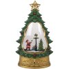 Clayre & Eef 66407 Decoratie Kerstboom Kerstman 17x9x28 cm