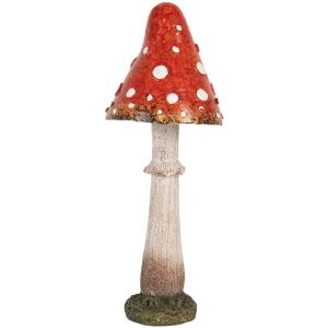 Clayre & Eef 6PR5742 Decoratiepaddenstoel rood-wit...