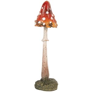 Clayre & Eef 6PR5744 Decoratie Paddestoel 4x4x12 cm