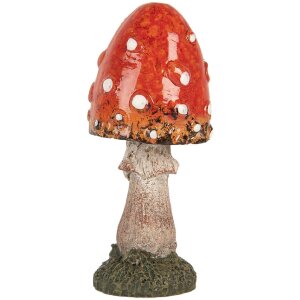 Clayre & Eef 6PR5745 Decoratie Paddenstoel Rood-Wit...