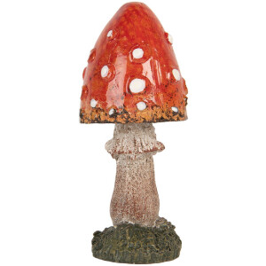 Clayre & Eef 6PR5745 Decoratie Paddenstoel Rood-Wit...