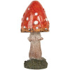 Clayre & Eef 6PR5745 Decoratie Paddenstoel Rood-Wit 4x8 cm