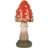 Clayre & Eef 6PR5747 Decoratie Paddenstoel Ø 5x12 cm Rood Wit