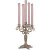 Clayre & Eef 6Y5819 Kandelaar 21x21x26 cm Grijs-Beige