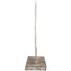 Clayre & Eef 6Y5829 Decoratie Hond 20x8x24 cm Grijs Beige