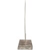 Clayre & Eef 6Y5830 Decoratie Hond 16x8x19 cm Grijs Beige