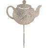 Clayre & Eef 6Y5831 Tuinpaal Theepot 26x1x35 cm Grau Beige