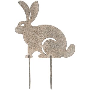 Clayre & Eef 6Y5832 Tuinsteker Konijn 28x1x41 cm...