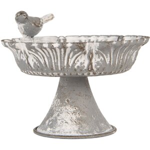 Clayre & Eef 6Y5887 Etagère 13x12x10 cm Grijs/Wit