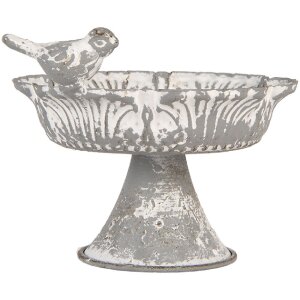 Clayre & Eef 6Y5887 Etagère 13x12x10 cm Grijs/Wit