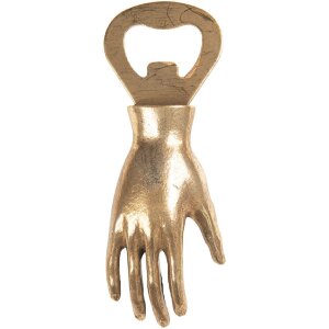 Clayre & Eef 6Y5888 Flessenopener 11x2x4 cm goudkleurig