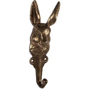 Clayre & Eef 6Y5891 Wandhaken 7x4x18 cm Goudkleurig