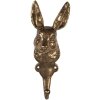 Clayre & Eef 6Y5891 Wandhaken 7x4x18 cm Goudkleurig