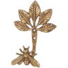 Clayre & Eef 6Y5898 Wandhaken 10x6x14 cm Goudkleurig