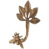 Clayre & Eef 6Y5898 Wandhaken 10x6x14 cm Goudkleurig