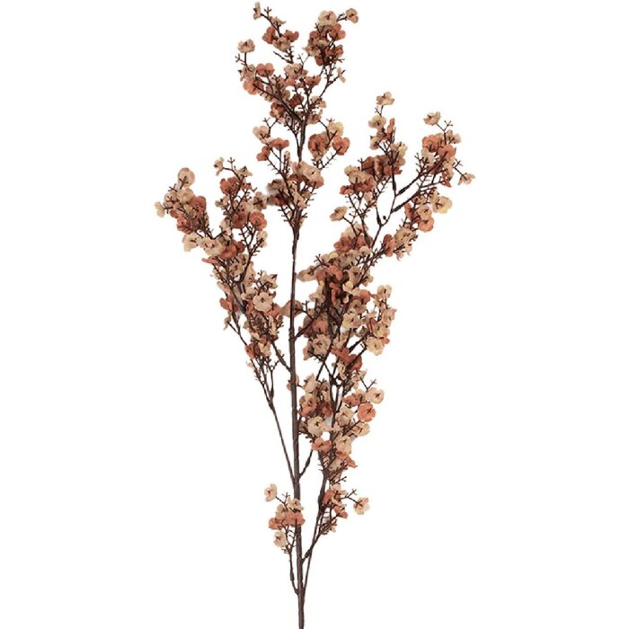 Clayre & Eef 5PL0200P Kunstmatige Bloem 10x8x104 cm Roze Bruin