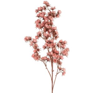Clayre & Eef 5PL0201DP Kunstmatige Bloem Roze Bruin...