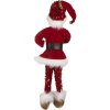 Clayre & Eef Decoratie Elf 17x12x52 cm Rood en Wit