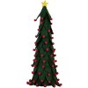 Clayre & Eef 66338 Decoratieve Kerstboom Ø 15x45 cm Groen en Rood