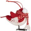 Clayre & Eef 66341 Decoratie Vogel 12x7x10 cm