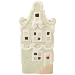Clayre & Eef 6CE2219GR Decoratie Huis LED 11x9x22 cm...