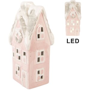 Clayre & Eef 6CE2220P Decoratie Huis LED 11x10x24 cm...