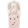 Clayre & Eef 6CE2220P Decoratie Huis LED 11x10x24 cm Rosa-Grijstint