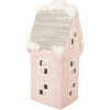 Clayre & Eef 6CE2220P Decoratie Huis LED 11x10x24 cm Rosa-Grijstint