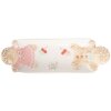 Clayre & Eef 6CE2224 Schaal 31x10x5 cm Wit Bruin Keramiek