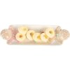 Clayre & Eef 6CE2224 Schaal 31x10x5 cm Wit Bruin Keramiek