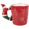 Clayre & Eef 6CEMU0200R Beker 15x10x11 cm 400 ml rood