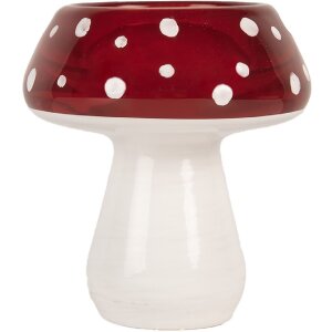 Clayre & Eef 6GL5199 Kandelaar Pilz Ø 7x7 cm...