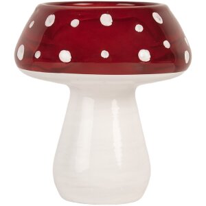 Clayre & Eef 6GL5199 Kandelaar Pilz Ø 7x7 cm...