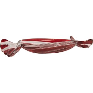 Clayre & Eef 6GL5200 Schaal 23x11x4 cm Rood