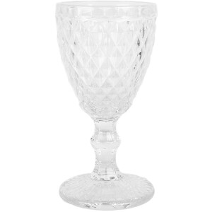 Clayre & Eef 6GL5204 Wijnglas Ø 8x16 cm / 200 ml