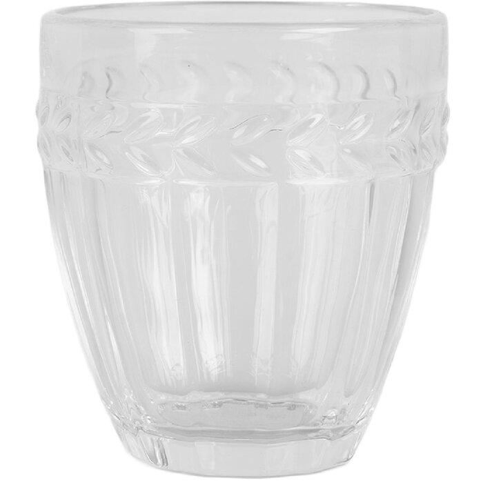 Clayre & Eef 6GL5206 Drinkglas Ø 9x9 cm 250 ml Transparant