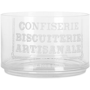Clayre & Eef 6GL5209 Voorraadglas met deksel 17x30 cm