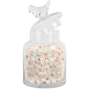 Clayre & Eef 6GL5210 Glazen voorraadpot met deksel Ø 13x23 cm