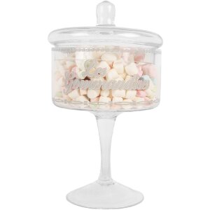 Clayre & Eef 6GL5211 Voorraadglas met deksel Ø 13x24 cm