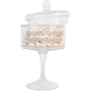Clayre & Eef 6GL5211 Voorraadglas met deksel Ø 13x24 cm