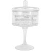 Clayre & Eef 6GL5211 Voorraadglas met deksel Ø 13x24 cm