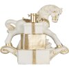 Clayre & Eef 6MG0129 Kerstboomstandaard 47x30x38 cm Wit-Goud