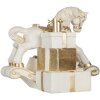 Clayre & Eef 6MG0129 Kerstboomstandaard 47x30x38 cm Wit-Goud