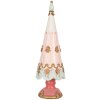 Clayre & Eef 6PR5399 Decoratieve kerstboom Ø 10x30 cm Roze