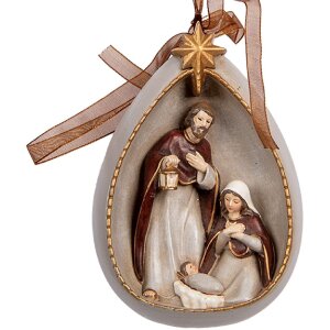 Clayre & Eef 6PR5402 Decoratieve Kerstgroep Hanger...